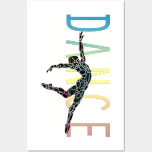 Dance Text Dancer Posters and Art